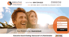 Desktop Screenshot of executivesearchdating.com